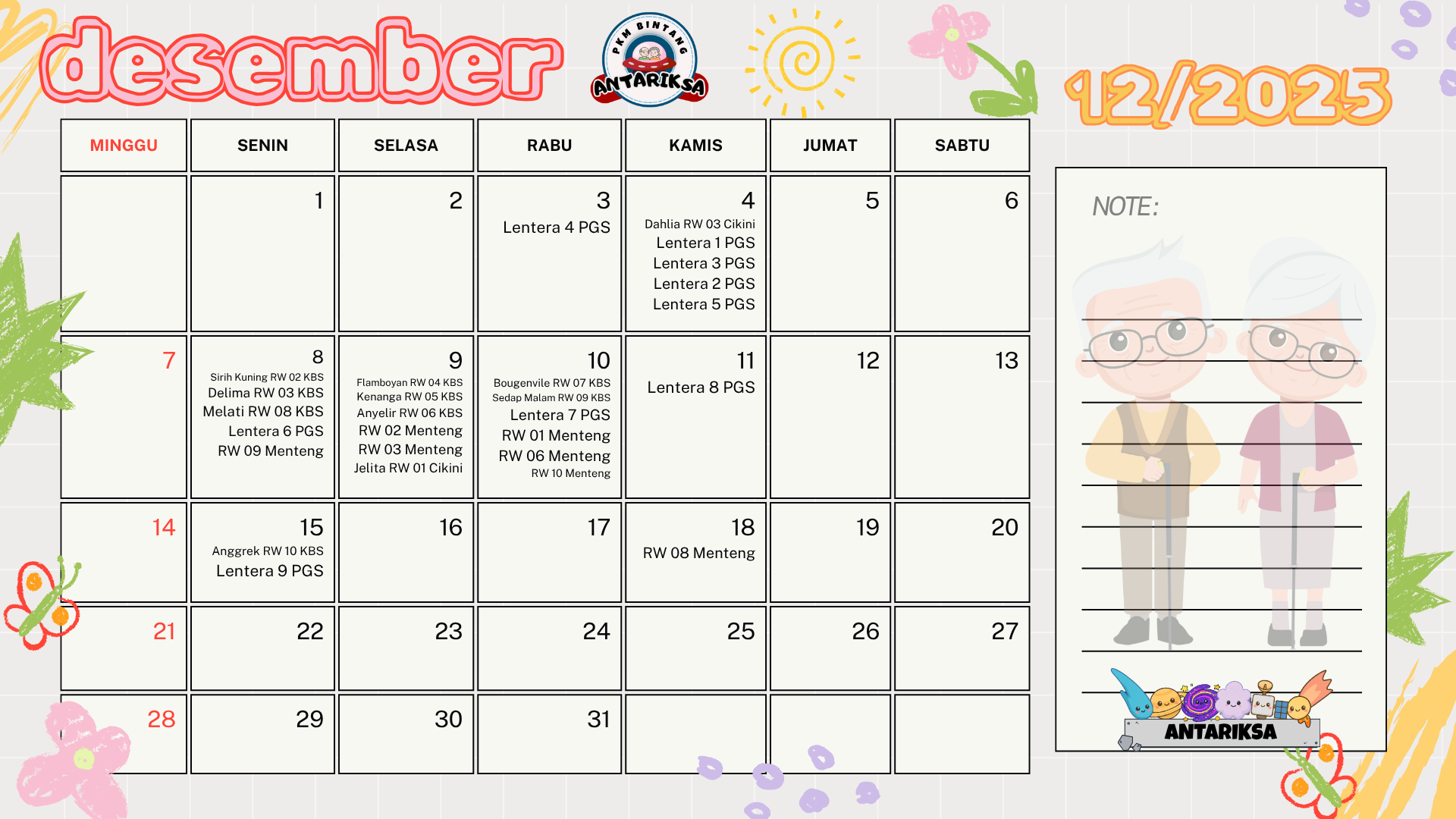 Kalender Desember